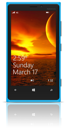 Far Away Sunset 003 Nokia Lumia 920 BLUE thumbnail