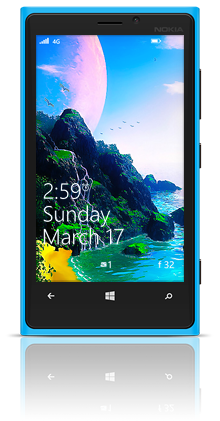 Free Island 001 Nokia Lumia 920 BLUE thumbnail