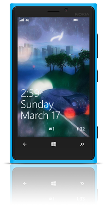 Futur Rain 001 Nokia Lumia 920 BLUE thumbnail