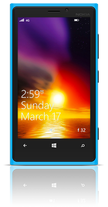 Infinite Sunset Nokia Lumia 920 BLUE thumbnail