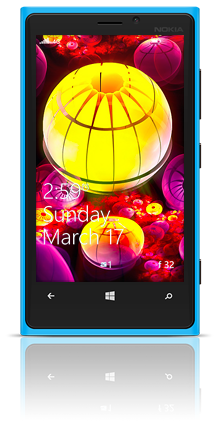 Lampiony 006 Nokia Lumia 920 BLUE thumbnail