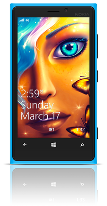 Magical Fairy 002 Nokia Lumia 920 BLUE thumbnail