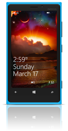Majestic Storm 001 Nokia Lumia 920 BLUE thumbnail