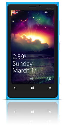 Majestic Storm 002 Nokia Lumia 920 BLUE thumbnail