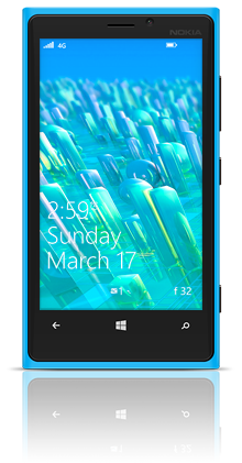 Povray Visions 006 Nokia Lumia 920 BLUE thumbnail