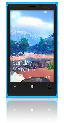 Prehistoric Bank 001 Nokia Lumia 920 BLUE thumbnail