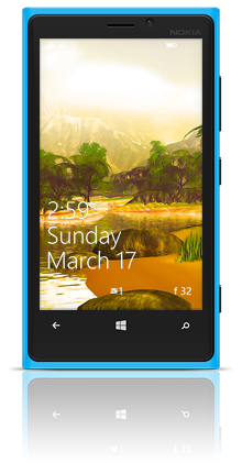 Prehistoric Bank 002 Nokia Lumia 920 BLUE thumbnail