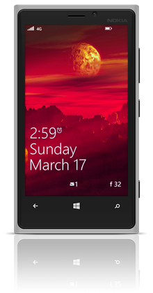 Alien Moon 002 Nokia Lumia 920 GREY thumbnail