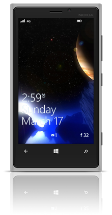 Blue Light Lake Nokia Lumia 920 GREY thumbnail