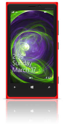 Abstract Circles 002 Nokia Lumia 920 RED thumbnail
