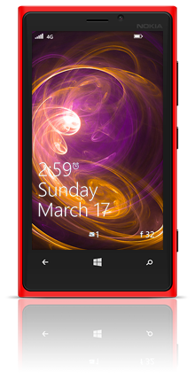 Abstract Circles 003 Nokia Lumia 920 RED thumbnail