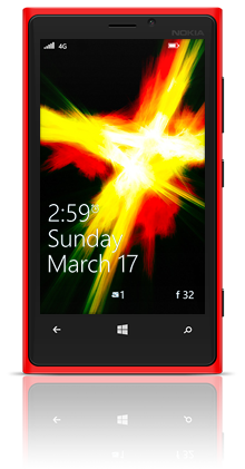 Abstract Fire 003 Nokia Lumia 920 RED thumbnail