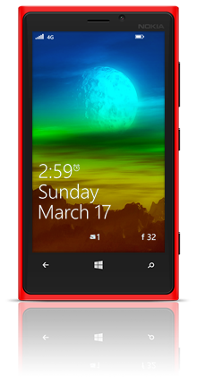 Alien Moon 003 Nokia Lumia 920 RED thumbnail