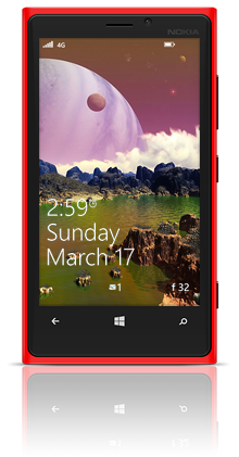 Alien Poppies 001 Nokia Lumia 920 RED thumbnail