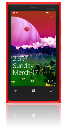 Alien Poppies 002 Nokia Lumia 920 RED thumbnail