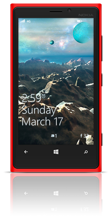 Blue Planets System 001 Nokia Lumia 920 RED thumbnail