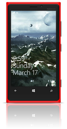 Blue Planets System 002 Nokia Lumia 920 RED thumbnail