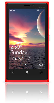 Far Away Sunset 001 Nokia Lumia 920 RED thumbnail