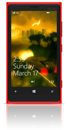Futur Rain 002 Nokia Lumia 920 RED thumbnail