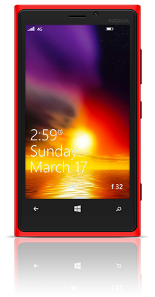 Infinite Sunset Nokia Lumia 920 RED thumbnail