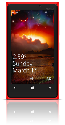 Majestic Storm 001 Nokia Lumia 920 RED thumbnail