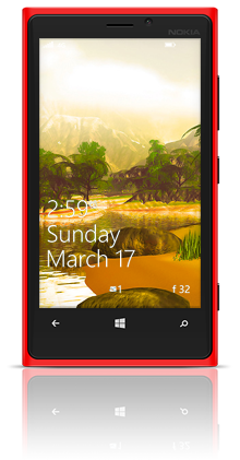 Prehistoric Bank 002 Nokia Lumia 920 RED thumbnail
