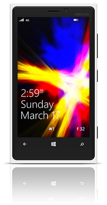 Abstract Fire 001 Nokia Lumia 920 WHITE thumbnail