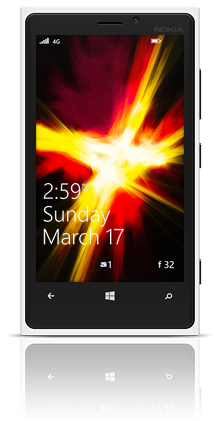 Abstract Fire 002 Nokia Lumia 920 WHITE thumbnail