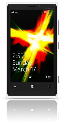 Abstract Fire 003 Nokia Lumia 920 WHITE thumbnail