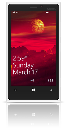 Alien Moon 002 Nokia Lumia 920 WHITE thumbnail