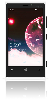 Aqua Moon 005 Nokia Lumia 920 WHITE thumbnail