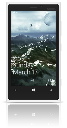 Blue Planets System 002 Nokia Lumia 920 WHITE thumbnail