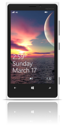 Far Away Sunset 001 Nokia Lumia 920 WHITE thumbnail