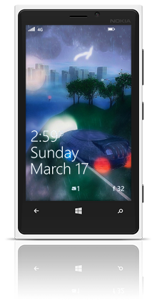 Futur Rain 001 Nokia Lumia 920 WHITE thumbnail