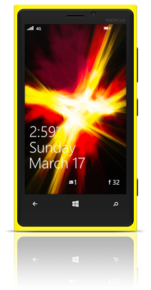 Abstract Fire 002 Nokia Lumia 920 YELLOW thumbnail