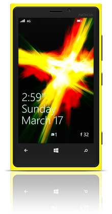 Abstract Fire 003 Nokia Lumia 920 YELLOW thumbnail