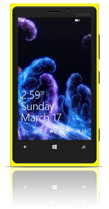 Abstract Fractals 002 Nokia Lumia 920 YELLOW thumbnail