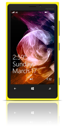 Abstract Shells 002 Nokia Lumia 920 YELLOW thumbnail