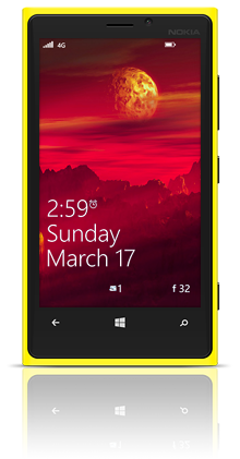 Alien Moon 002 Nokia Lumia 920 YELLOW thumbnail