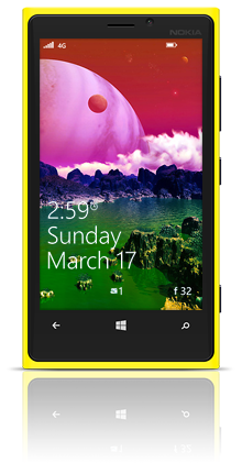 Alien Poppies 002 Nokia Lumia 920 YELLOW thumbnail