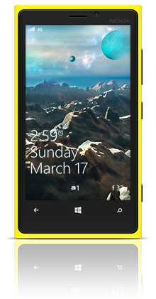 Blue Planets System 001 Nokia Lumia 920 YELLOW thumbnail