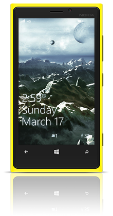 Blue Planets System 002 Nokia Lumia 920 YELLOW thumbnail