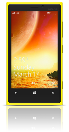 Centauri Sunset 001 Nokia Lumia 920 YELLOW thumbnail
