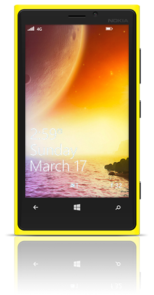 Centauri Sunset 002 Nokia Lumia 920 YELLOW thumbnail
