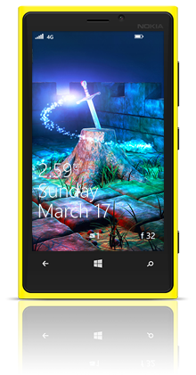 Excalibur 001 Nokia Lumia 920 YELLOW thumbnail