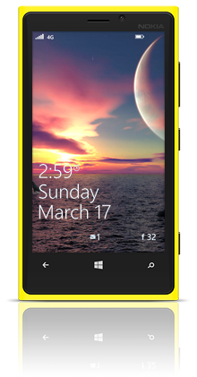 Far Away Sunset 001 Nokia Lumia 920 YELLOW thumbnail