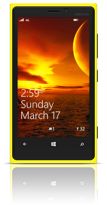 Far Away Sunset 003 Nokia Lumia 920 YELLOW thumbnail