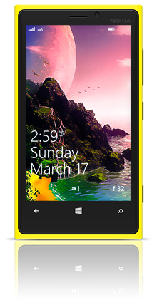 Free Island 002 Nokia Lumia 920 YELLOW thumbnail