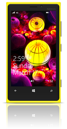 Lampiony 003 Nokia Lumia 920 YELLOW thumbnail