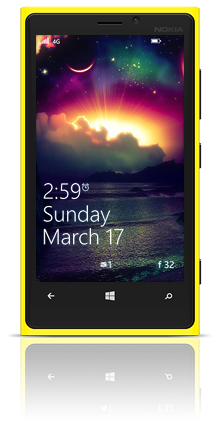 Majestic Storm 002 Nokia Lumia 920 YELLOW thumbnail